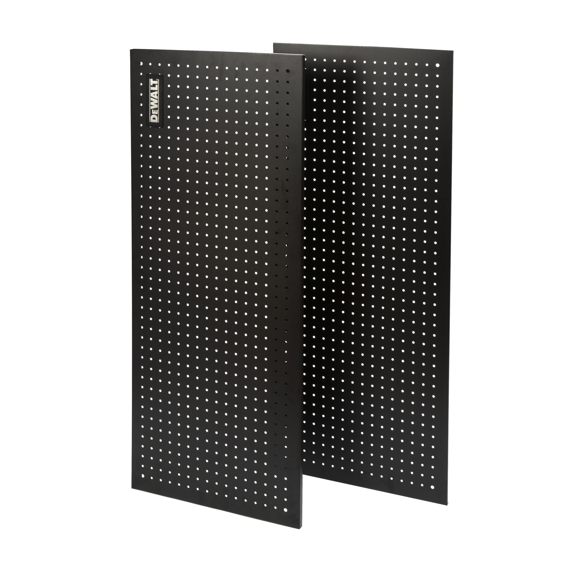 DEWALT 2-Piece Metal Pegboard Kit — 18in. x 44in. Panels, Steel, Black Powder-Coated, Fits DXST4500 Series, Model# DXST4500PBK